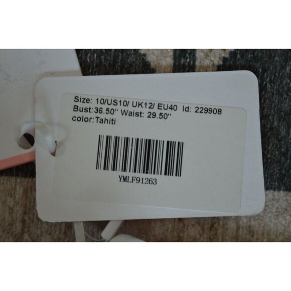 NWT JJ's House Tahiti Purple Lace Chiffon High Neck Prom Gown Dress Size 10 - Picture 9 of 11